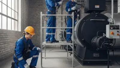 Boiler repair technician serving Fort Worth, TX homes during emergency heating service calls
