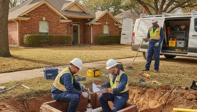 Fort Worth, TX plumbing repair team servicing emergency leak and pipe issues