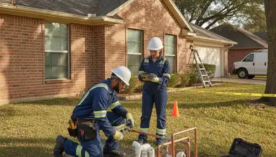 Fort Worth, TX plumbing repair service van for emergency leak and pipe repairs