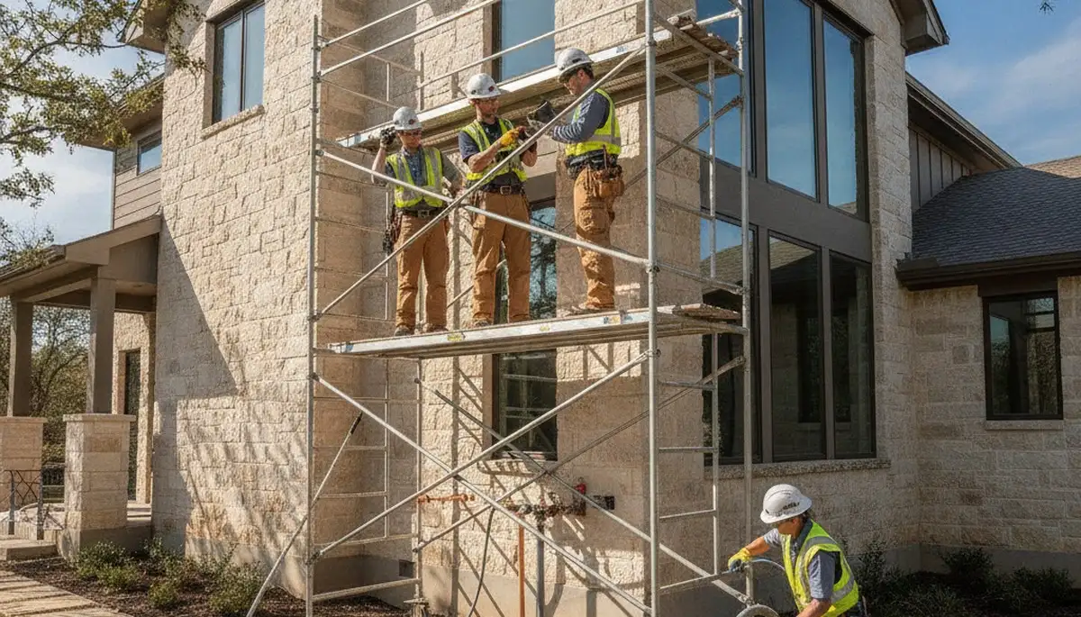 Fort Worth, TX plumber repairing a broken pipe for emergency plumbing service