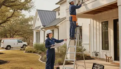 Fort Worth, TX plumber repairing a residential pipe for emergency plumbing service