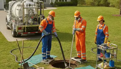 Fort Worth, TX plumber providing septic tank cleaning for residential homes