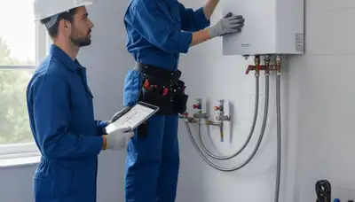 Tankless water heater installation in Fort Worth, TX by On Call Plumbers