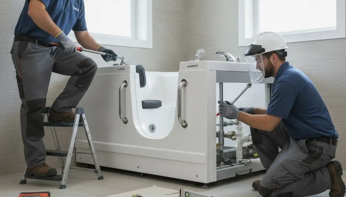 Walk in tub installation for Fort Worth, TX homes by local emergency plumbers